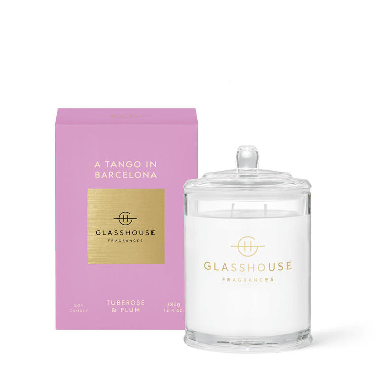 Candle - Glasshouse - Glasshouse Fragrances A Tango in Barcelona Candle 380g - The Gift Company