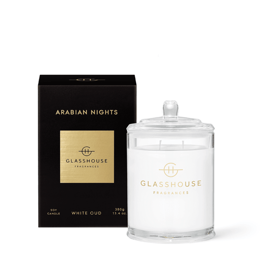 Candle - Glasshouse - Glasshouse Fragrances Arabian Nights Candle 380g - The Gift Company