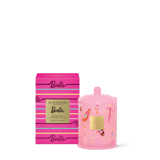 Candle - Glasshouse - Glasshouse Fragrances Barbie™ Dreamhouse™ Candle 380g - The Gift Company