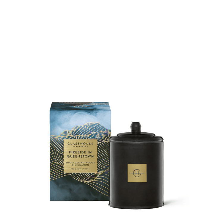 Candle - Glasshouse - Glasshouse Fragrances Fireside in Queenstown Candle 380g - The Gift Company