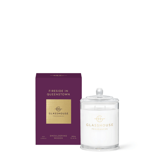 Candle - Glasshouse - Glasshouse Fragrances Fireside in Queenstown Candle 380g - The Gift Company
