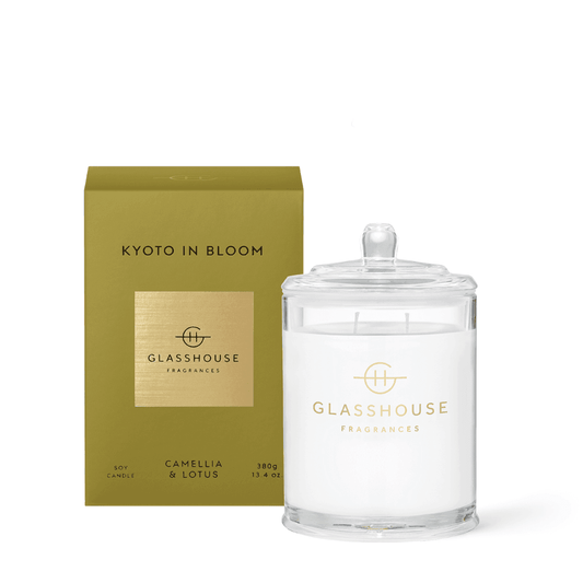 Candle - Glasshouse - Glasshouse Fragrances Kyoto in Bloom Candle 380g - The Gift Company