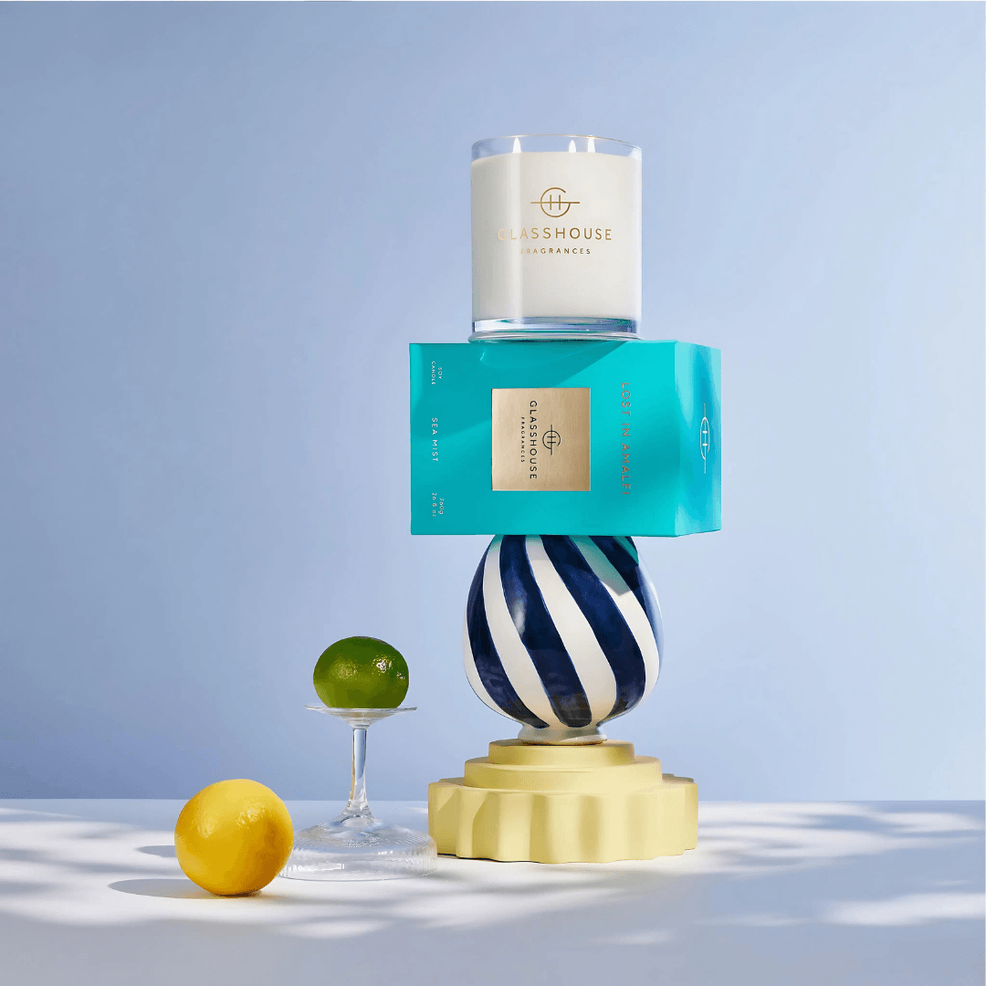 Candle - Glasshouse - Glasshouse Fragrances - Lost In Amalfi Candle 760g - The Gift Company