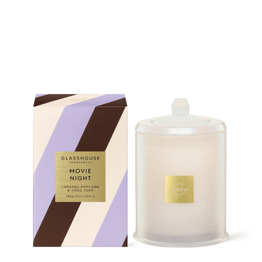 Candle - Glasshouse - Glasshouse Fragrances Movie Night Candle 380g - The Gift Company