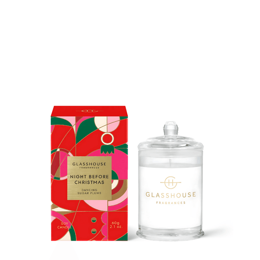 Candle - Glasshouse - Glasshouse Fragrances Night Before Christmas Candle 60g - The Gift Company