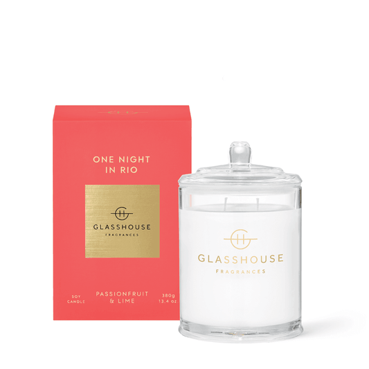 Candle - Glasshouse - Glasshouse Fragrances One Night in Rio Candle 380g - The Gift Company