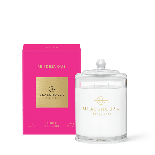 Candle - Glasshouse - Glasshouse Fragrances Rendezvous Candle 60g - The Gift Company