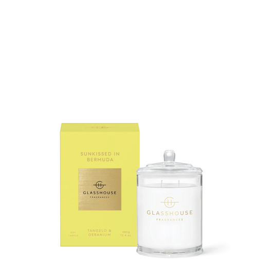 Candle - Glasshouse - Glasshouse Fragrances Sunkissed in Bermuda Candle 380g - The Gift Company