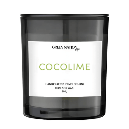 Candle - Green Nation Life - Green Nation Life Soy Wax Candle - Cocolime 200g - The Gift Company