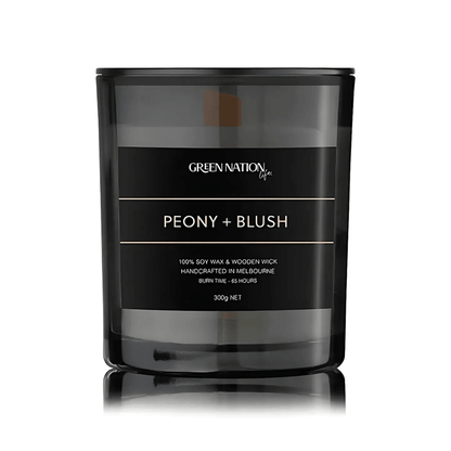 Candle - Green Nation Life - Green Nation Life Soy Wax Candle - Peony & Blush 300g - The Gift Company
