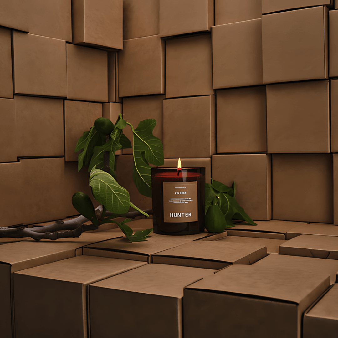 Candle - Hunter - Hunter Fig Tree Soy Candle Deborah - The Gift Company