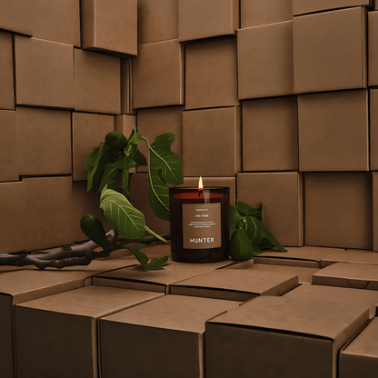 Candle - Hunter - Hunter Fig Tree Soy Candle Deborah - The Gift Company