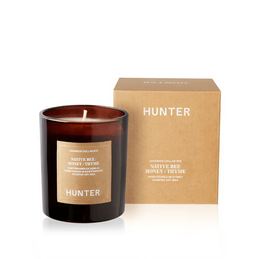 Candle - Hunter - Hunter Native Bee Honey, Thyme Soy Candle Chiswick Collab - The Gift Company