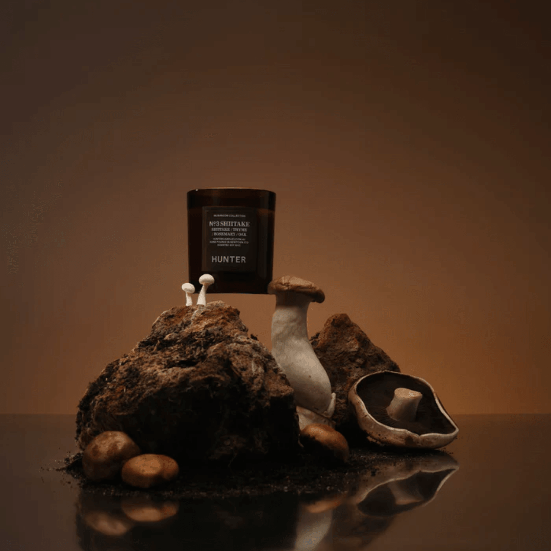 Candle - Hunter - Hunter No. 3 SHIITAKE, THYME, ROSEMARY & OAK Soy Candle - The Gift Company