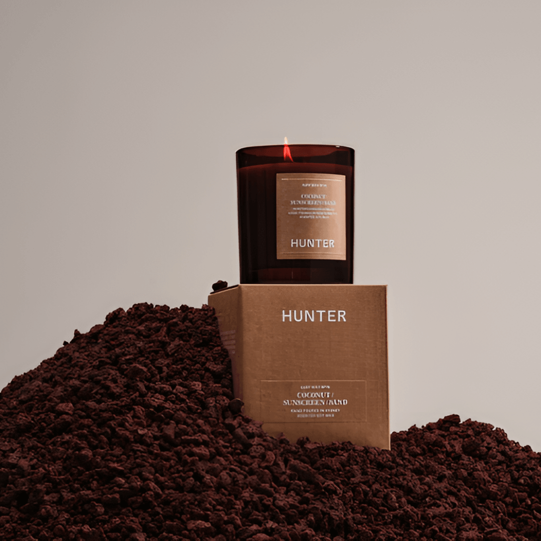 Candle - Hunter - Hunter Oudh, Fir Needle, Patchouli Soy Candle May Lane - The Gift Company