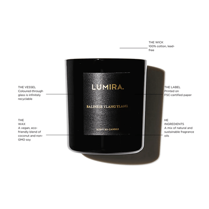 Candle - Lumira - Lumira Balinese Ylang Ylang Candle 300g - The Gift Company