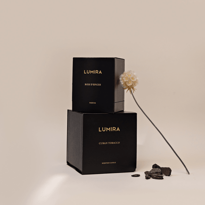 Candle - Lumira - Lumira Cuban Tobacco Candle 300g - The Gift Company