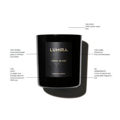 Candle - Lumira - Lumira Tonic Of Gin Candle 300g - The Gift Company