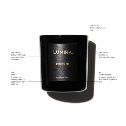 Candle - Lumira - Lumira Tuscan Fig Candle 300g - The Gift Company
