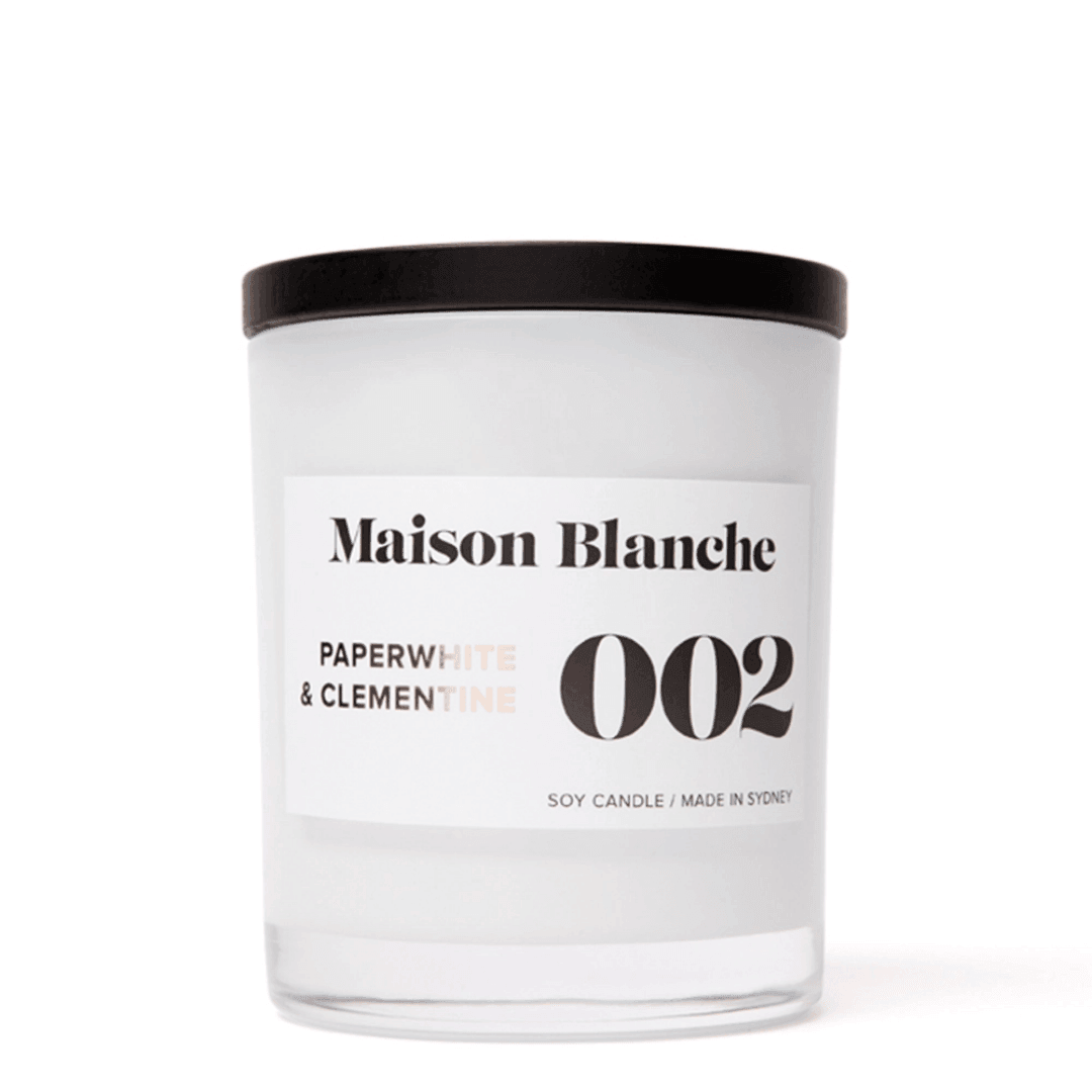 Candle - Maison Blanche - Paperwhite & Clementine - The Gift Company