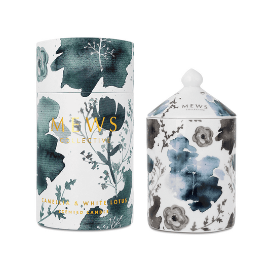 Candle - Mews Collective - MEWS Collective Camellia & White Lotus Ceramic Candle - The Gift Company