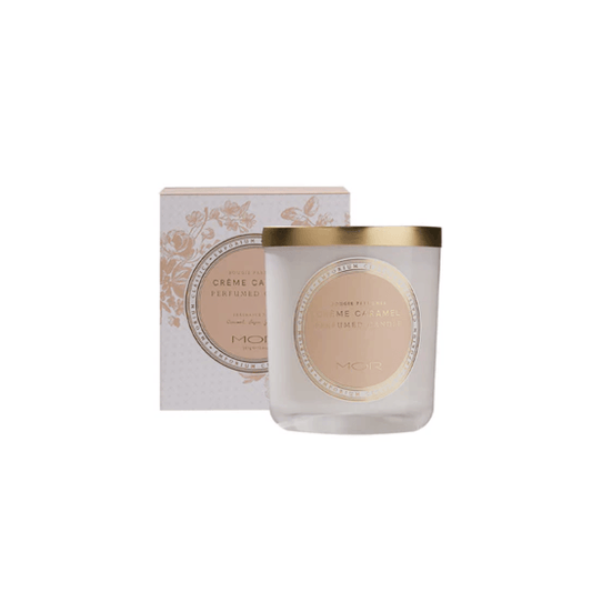 Candle - Mor Boutique - MOR Emporium Classics Blanc Crème Caramel Perfumed Candle - The Gift Company