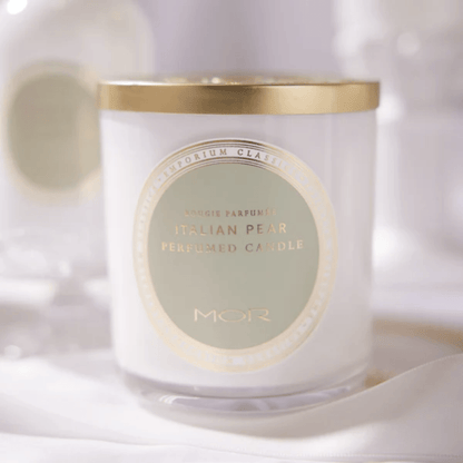 Candle - Mor Boutique - MOR Emporium Classics Blanc Italian Pear Perfumed Candle 380g - The Gift Company