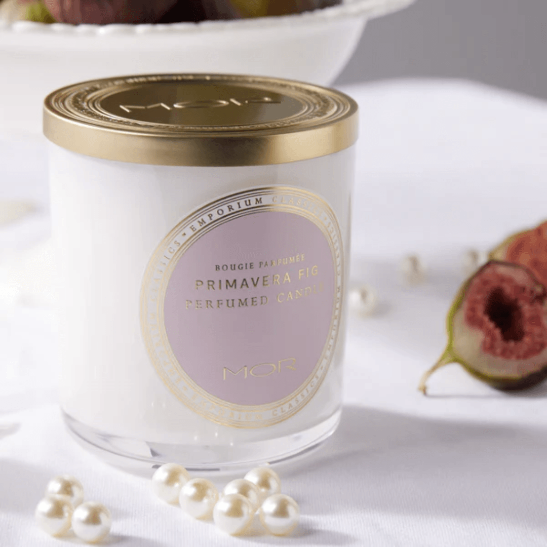 Candle - Mor Boutique - MOR Emporium Classics Blanc Primavera Fig Perfumed Candle 380g - The Gift Company