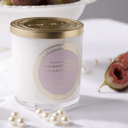 Candle - Mor Boutique - MOR Emporium Classics Blanc Primavera Fig Perfumed Candle 380g - The Gift Company