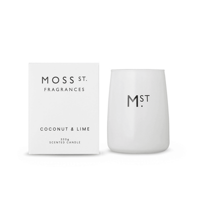 Candle - Moss St - MOSS ST Coconut & Lime Candle 320g - The Gift Company