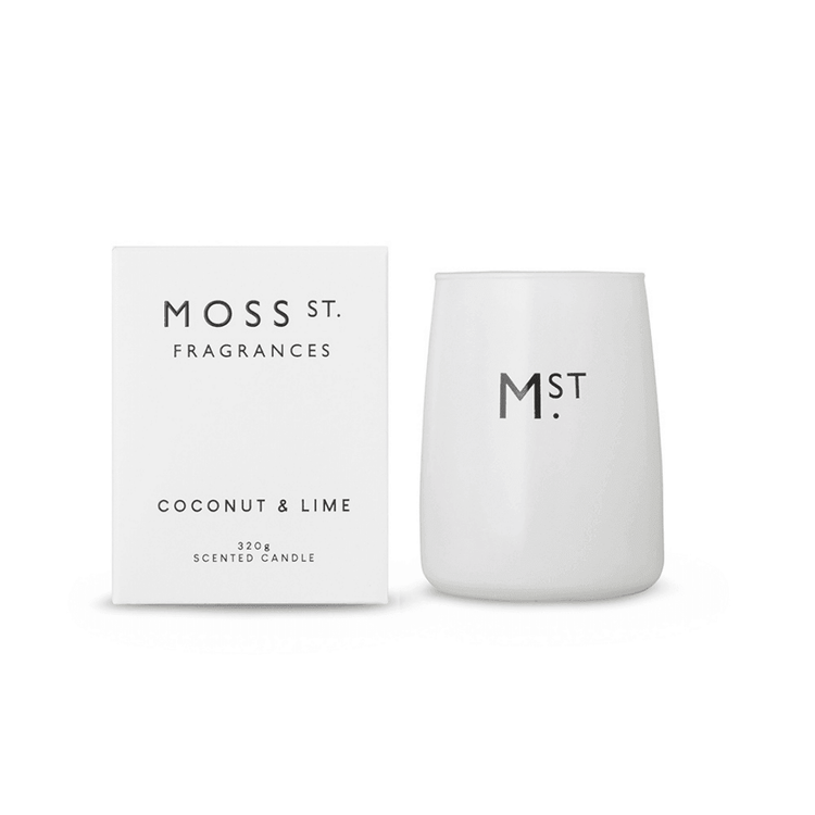 Candle - Moss St - MOSS ST Coconut & Lime Candle 320g - The Gift Company