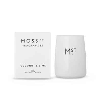 Candle - Moss St - MOSS ST Coconut & Lime Candle 370g - The Gift Company