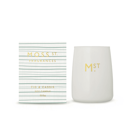 Candle - Moss St - MOSS ST Fig & Cassis Candle 320g - The Gift Company