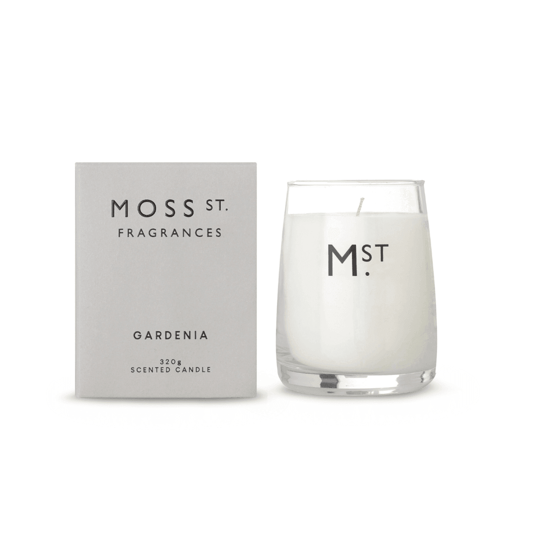 Candle - Moss St - MOSS ST Gardenia Candle 320g - The Gift Company