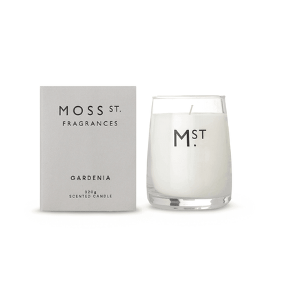 Candle - Moss St - MOSS ST Gardenia Candle 370g - The Gift Company