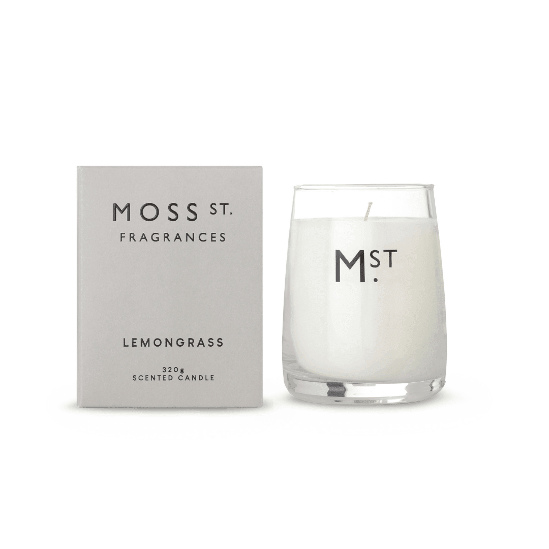 Candle - Moss St - MOSS ST Lemongrass Candle 320g - The Gift Company