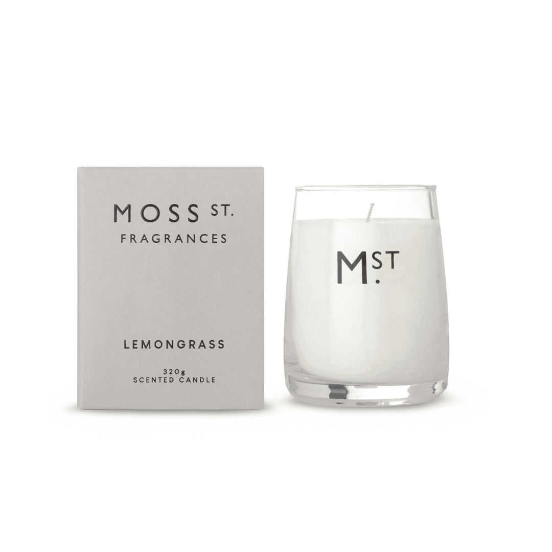 Candle - Moss St - MOSS ST Lemongrass Candle 370g - The Gift Company