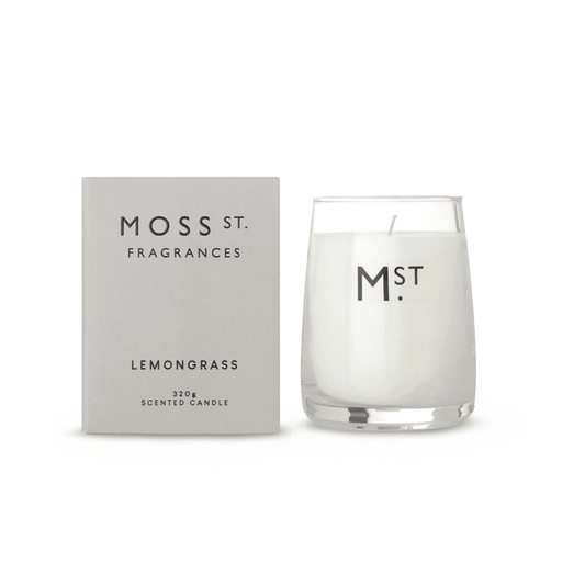 Candle - Moss St - MOSS ST Lemongrass Candle 370g - The Gift Company
