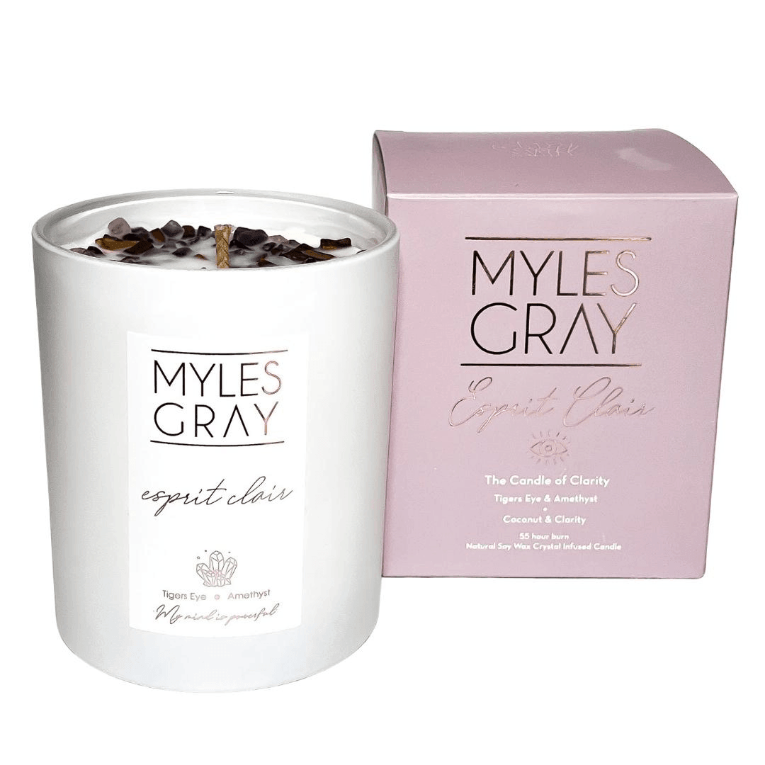 Candle - Myles Gray - Esprit Clair | The Candle of Clarity - The Gift Company