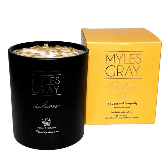 Candle - Myles Gray - Richesse | The Candle of Prosperity - The Gift Company