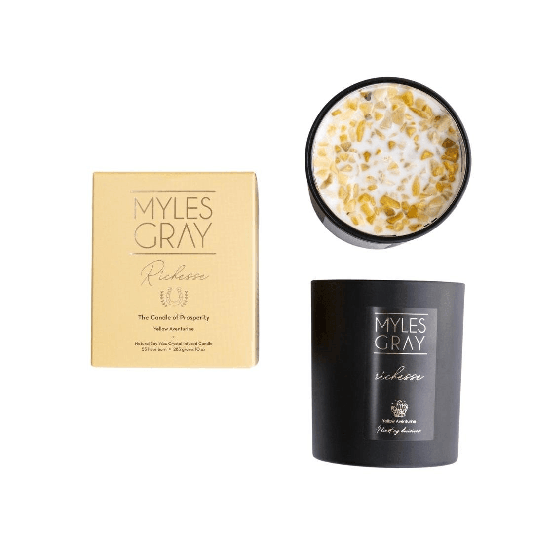 Candle - Myles Gray - Richesse | The Candle of Prosperity - The Gift Company