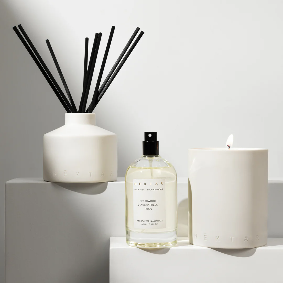 Candle - Nektar - Nēktar Bourbon Wood Natural Soy Candle 280g - The Gift Company