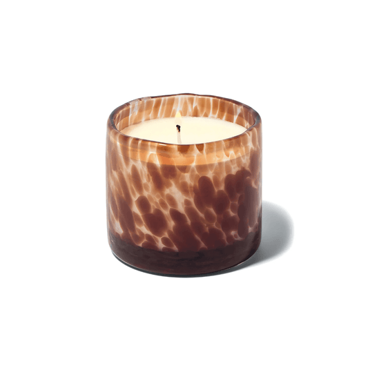 Candle - Paddywax - Paddywax Hand Blown Amber Bubble Glass Candle - Baltic Ember 226g - The Gift Company