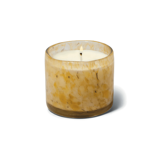 Candle - Paddywax - Paddywax Hand Blown Amber Bubble Glass Candle - Palo Santo 226g - The Gift Company