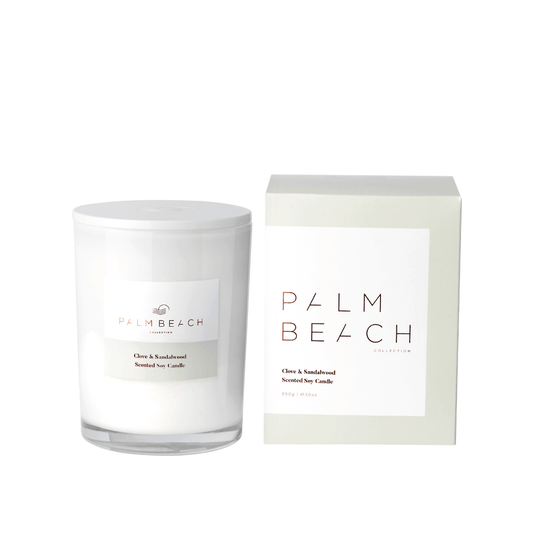 Candle - Palm Beach - Palm Beach Clove & Sandalwood Candle 850g - The Gift Company