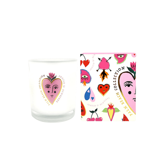 Candle - Palm Beach - Palm Beach Queen Of Hearts Candle Pomelo & Dewberry 350g - The Gift Company