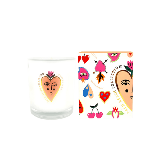 Candle - Palm Beach - Palm Beach Queen Of Hearts Candle Watermelon 350g - The Gift Company