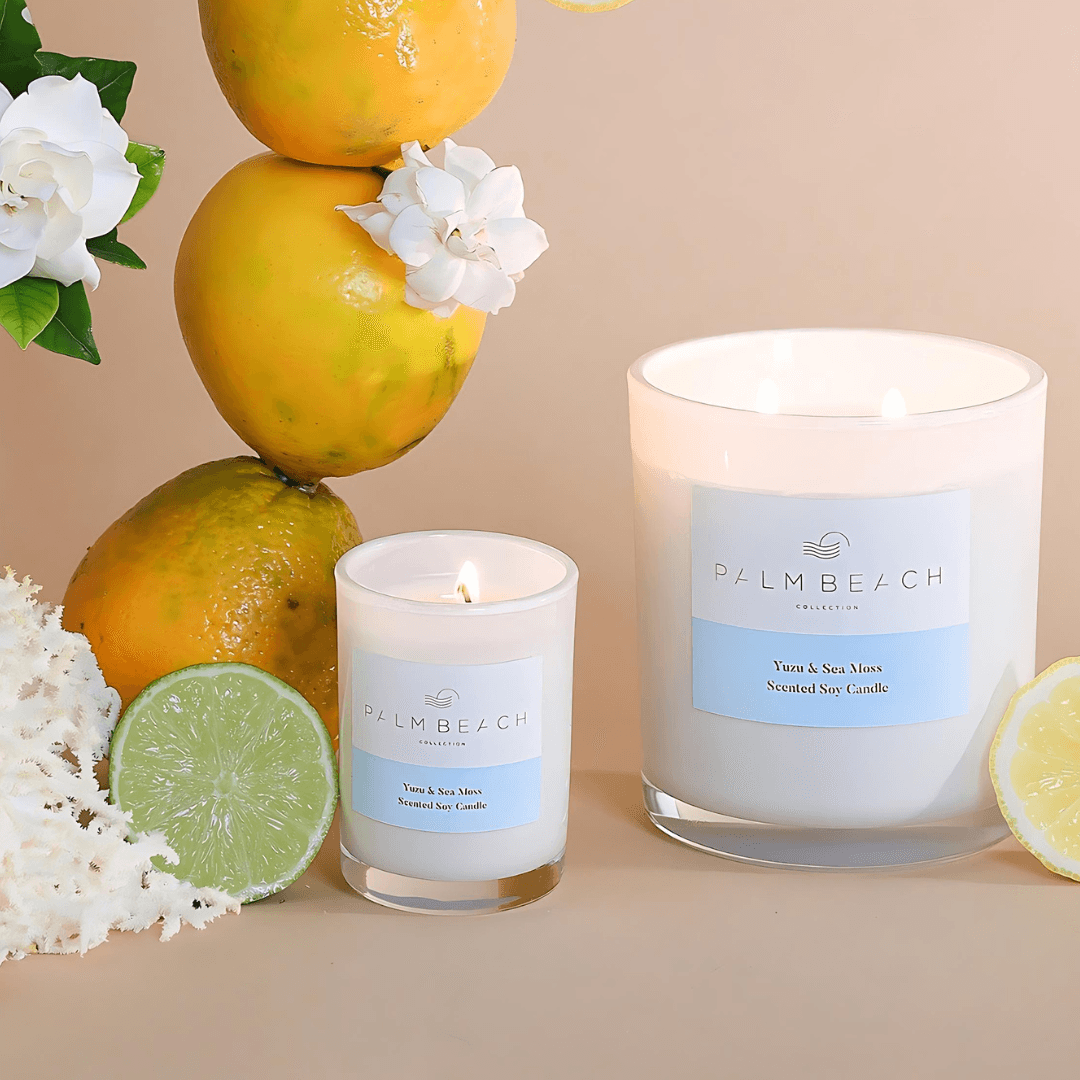 Candle - Palm Beach - Palm Beach Yuzu & Sea Moss Candle 420g - The Gift Company