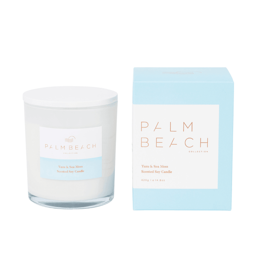 Candle - Palm Beach - Palm Beach Yuzu & Sea Moss Candle 420g - The Gift Company