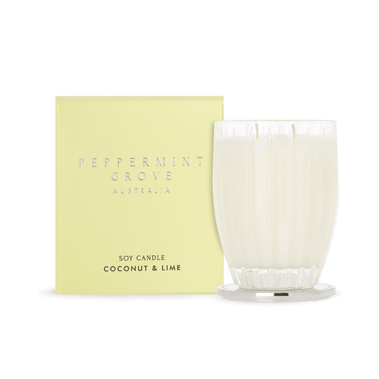 Candle - Peppermint Grove - Peppermint Grove Coconut & Lime Candle 370g - The Gift Company